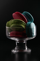 A vase full of macaroons