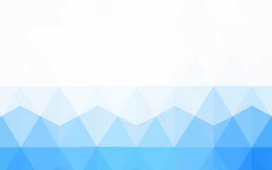 Light BLUE vector low poly texture.
