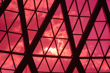 Abstract regular and  triangular,  background.