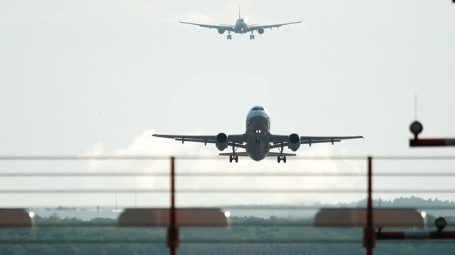 Rush hour in Dusseldorf airport
