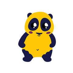 Fototapeta premium Cute cartoon panda icon