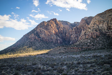 Mountain Ridges in Red Rock Canyon Conservation Area, Nevada