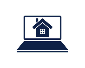 real estate website glyph icon , designed for web and app