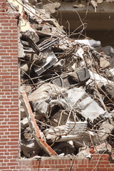 Abrisshaus, Hausabriss, Trümmer