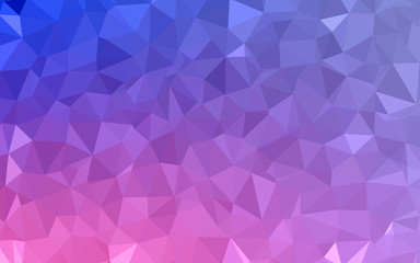 Fototapeta premium Light Purple, Pink vector low poly cover.