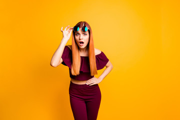 What did you say? Close up photo portrait of annoyed unhappy sad