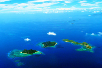 Tropical Islands from above.