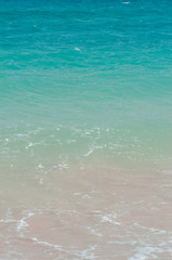 Fototapeta na wymiar ocean landscape. blue ocean and wave