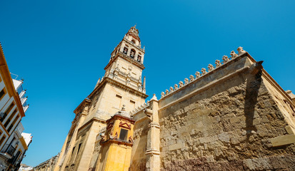La Mezquita Cathedral Belltower in Cordoba, Spain - UNESCO World Heritage Site