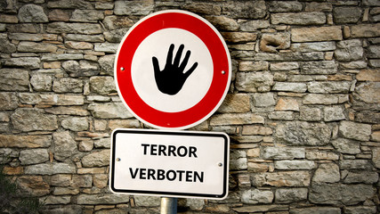 Schild 352 - Terror