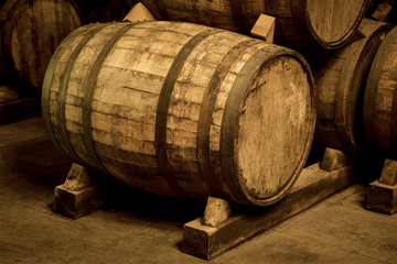Wine barrels