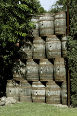 Wine barrels