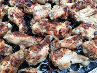 Roasted chicken drumsticks