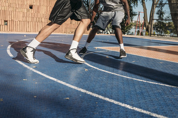 Fototapeta premium Men Playing Basketball