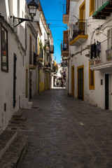 Gasse in Ibiza Stadt