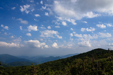 Fototapeta premium the summer sky of Gangwon-do