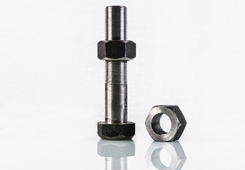 Threaded connection bolt and nut