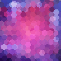 Background of pink, purple geometric shapes. Mosaic pattern. Vector EPS 10. Vector illustration