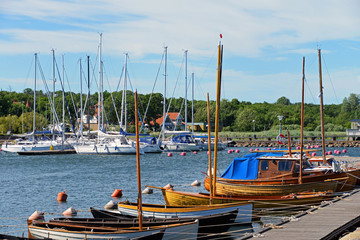 Sporthafen von Borgholm auf Insel Öland Schweden © aro49