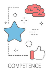 Competence concept illustration