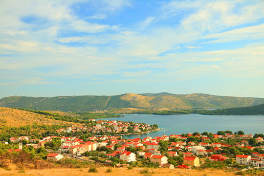 Zaboric, panoramic view, Sibenik county, Croatia