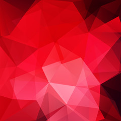 Abstract polygonal vector background. Red geometric vector illustration. Creative design template.