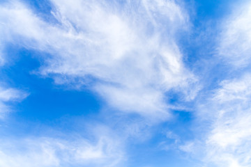 Clouds and blue sky background