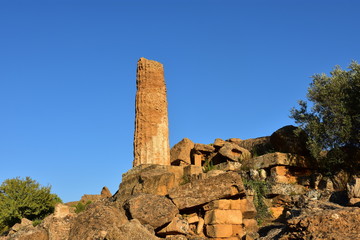 La vallée des temples à Agrigente en Sicile