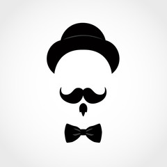 icon man isolated on white background. Gentleman icon.