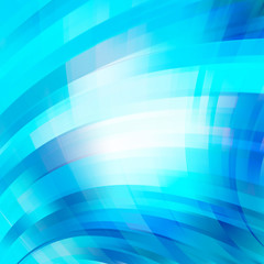 Smooth light lines background. Blue, white colors. Vector illustration.