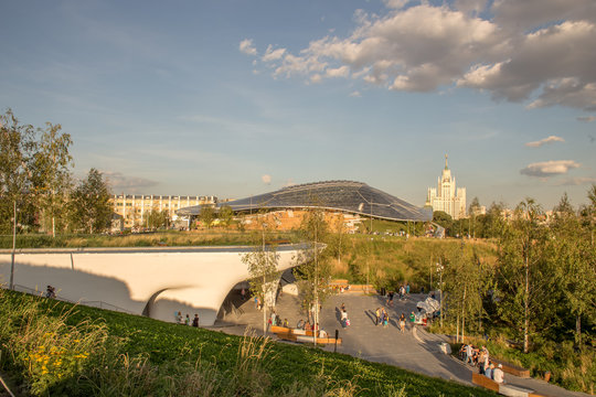 The City Park In Zaryadye