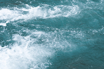 Obraz na płótnie Canvas ocean waves, storm, reefs, beautiful background, close-up