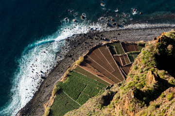 The cliff of Cabo Girao on the island of Madeira