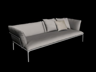 3d render of sofa