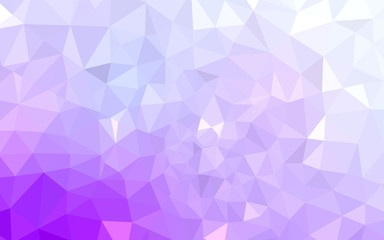 Light Purple vector triangle mosaic texture.
