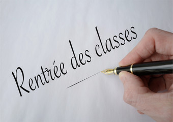 rentrée des classe noir minuscules
