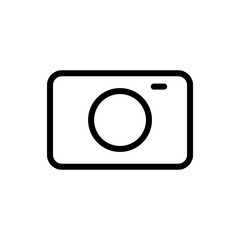Camera icon vector illustration. Photo camera sign
