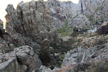 Black Canyon of the Gunnison Nationalpark Colorado USA