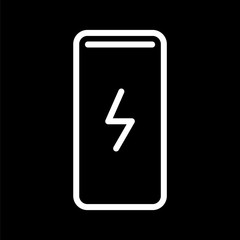 Power bank icon symbol flat style vector illustration