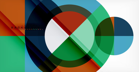 Obraz premium Vector circle abstract background