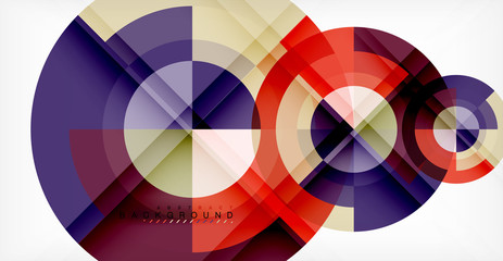 Obraz premium Vector circle abstract background