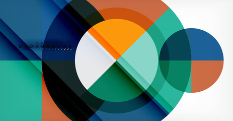 Obraz premium Vector circle abstract background