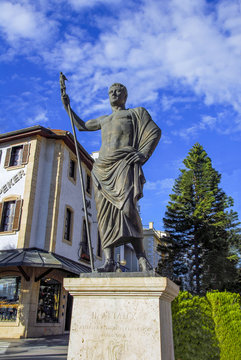Antalya, Turkey, 18 December 2010: Statue of Attalos at Muratpasa