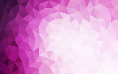 Obraz premium Light Pink vector low poly layout.