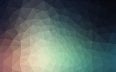 Dark Blue, Red vector low poly texture.