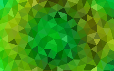 Fototapeta na wymiar Light Green, Yellow vector low poly cover.