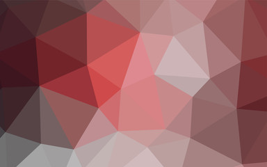 Light Orange vector gradient triangles pattern.