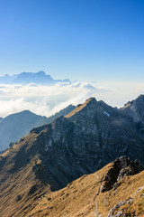 Karwendelgebirge in den Alpen