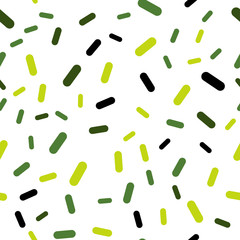Light Green, Yellow vector seamless pattern with sharp lines.
