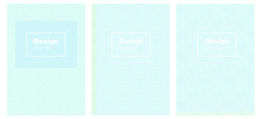 Light BLUE vector layout for Leaflets.